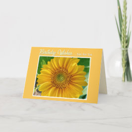Belo Cartão de Aniversário da Flor