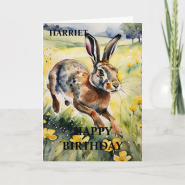 Belo Cartão de Aniversário de Aluguel de Cachorro