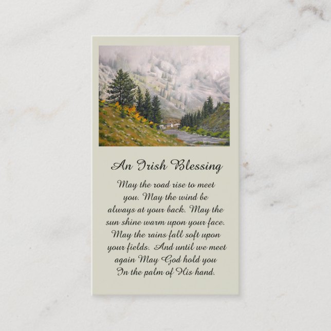 Belo Cartão de condolências do rio Taylor (Frente)