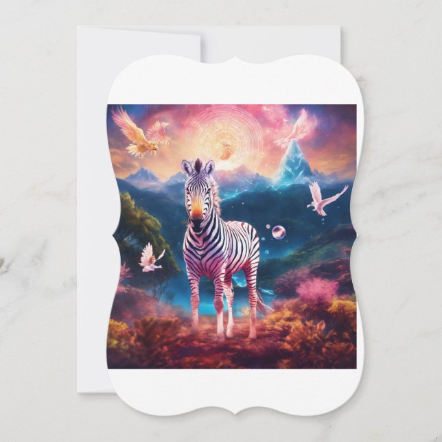 Belo cartão de 🖊️ de animais selvagens ♦️ ♦️ ♠️ (Frente)