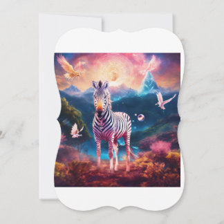 Belo cartão de 🖊️ de animais selvagens ♦️ ♦️ ♠️