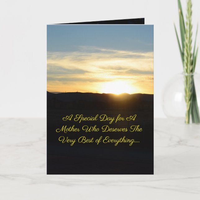 Belo cartão de Dia de as mães (Frente)