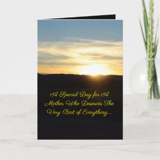 Belo cartão de Dia de as mães