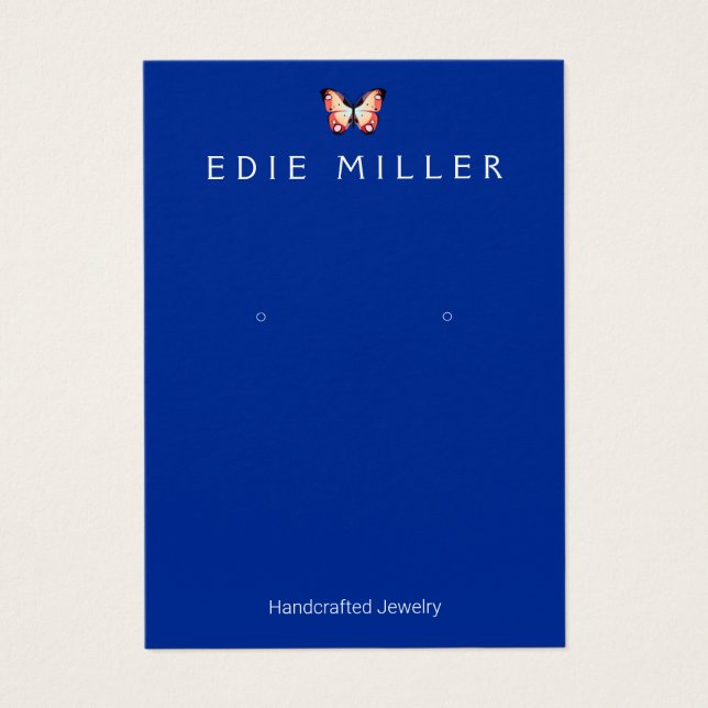 Belo Cartão de Exibição de Orelha de Borboleta (Frente)