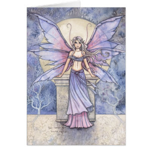 Belo Cartão de Fada de inverno de Molly Harrison