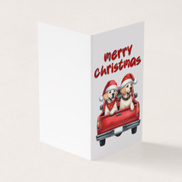 Belo Cartão de Natal De Cachorro