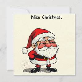 Belo cartão de Natal - "Papais noeis Cheeky" com