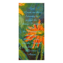 Belo Cartão de Oração Impressionista Flores