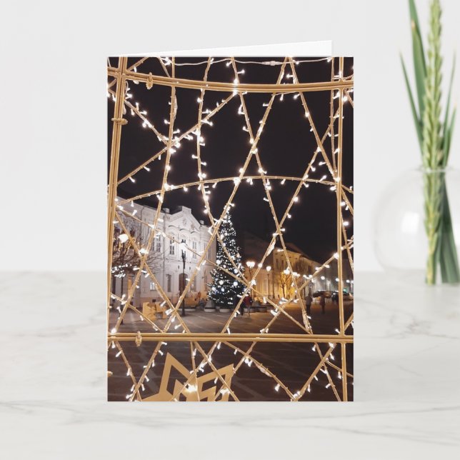 Belo cartão de vazio de Natal (Frente)