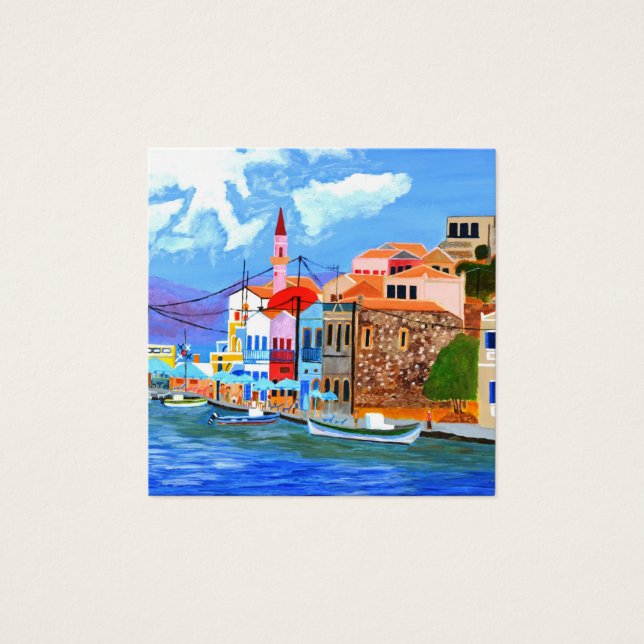 Belo cartão de visita de Grécia (Frente)