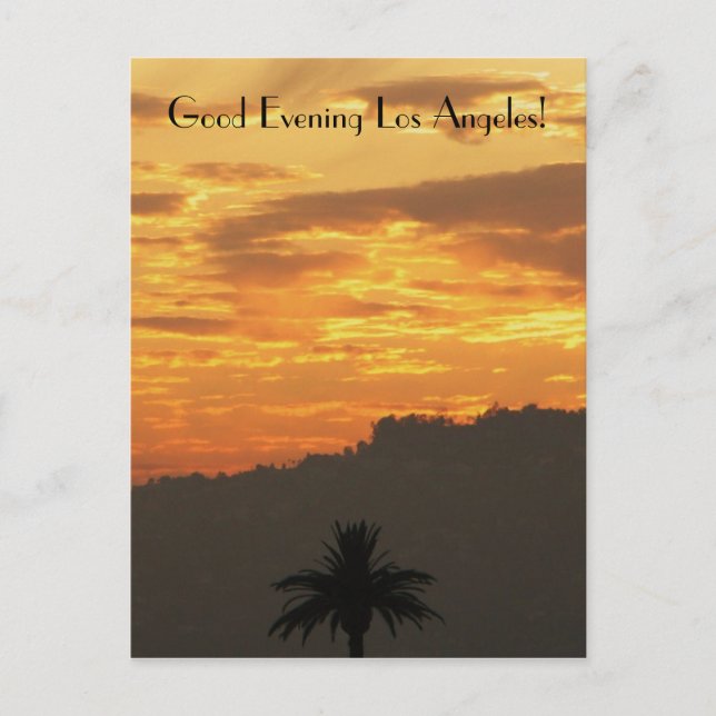 Belo cartão postal de Los Angeles! (Frente)