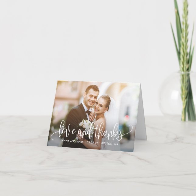 Belo Cartões de agradecimentos de Cores EDITÁVEIS  (Frente)