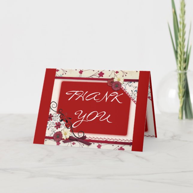 Belo Cartões de agradecimentos de Expressões (Frente)