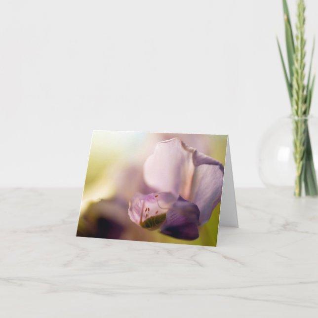 Belo Cartões de agradecimentos Design de Flor (Frente)