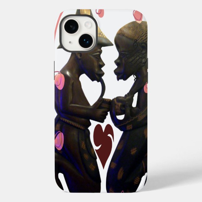 Belo Casal Africano Incrível: Uma Arte Romântica (Verso)