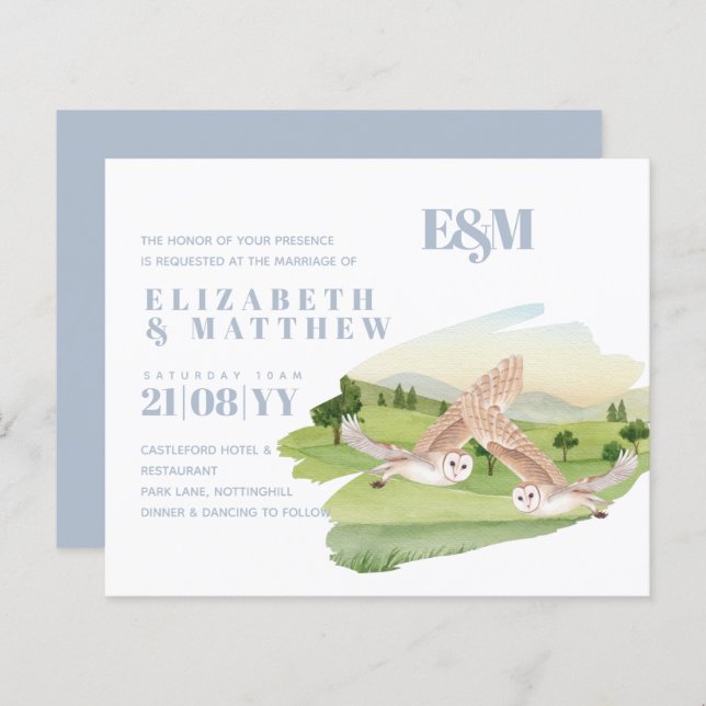 Belo Casamento OWLS (Frente/Verso)