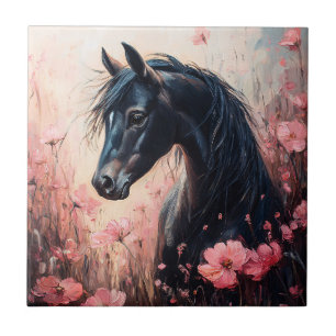 Belo Cavalo Blush Flores Rosa