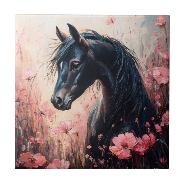 Belo Cavalo Blush Flores Rosa (Frente)