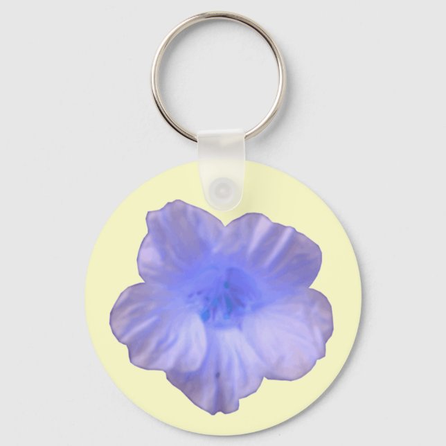 Belo Chaveiro de Nasturtium Azul (Frente)