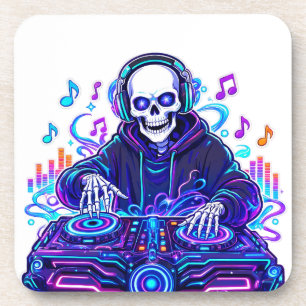 Belo Conjunto de Porta-Copos de Música EDM com Cav