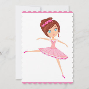 Belo convite de bailarina
