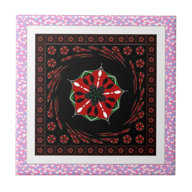 Belo Design Azul, Cor-de-Rosa, de de Amor (Frente)