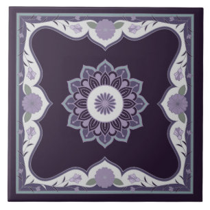 Belo design de rolagem de mandala