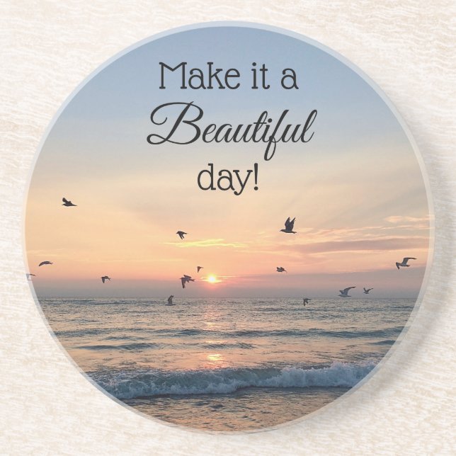Belo dia, Sunrise, Porta copos de praia (Frente)