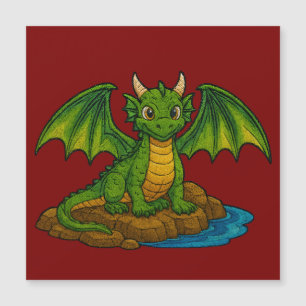 Belo dragão verde