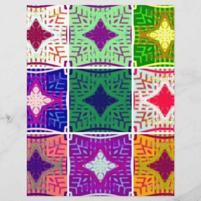 Belo e espantoso padrão de Impressão com controlo  (Frente)