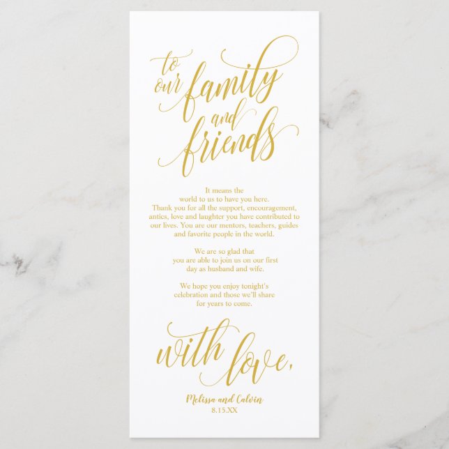 Belo Elegante Obrigado por colocar o cartão de con (Frente)