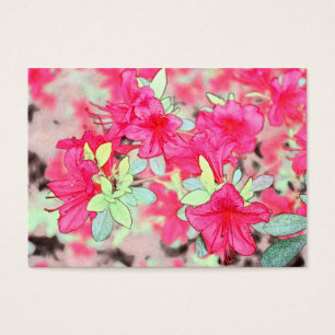 Belo estilo de arte rosa azalea vazio de flores