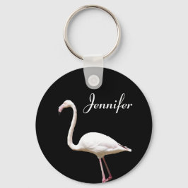 Belo Flamingo - Chaveiro de Nome Personalizado