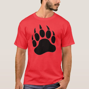 Belo Gay Urso Preto em Camisa Vermelha
