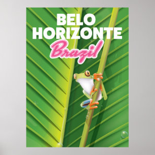 Belo Horizonte, poster de viagens do Brasil