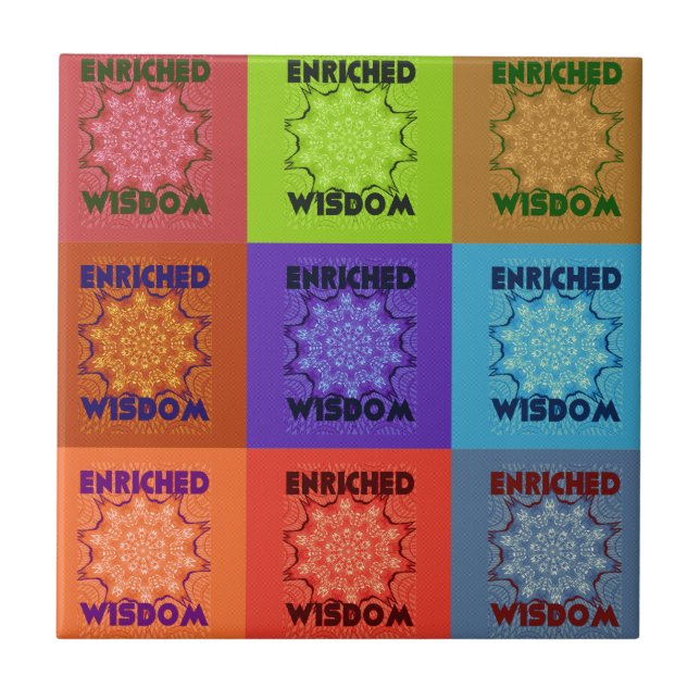 Belo Impressão de arte Pop: Enriquecida (Frente)