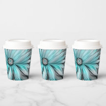 Belo Impressão Floral Azul