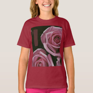 Belo Médio-noite, camiseta rosa-Rosa