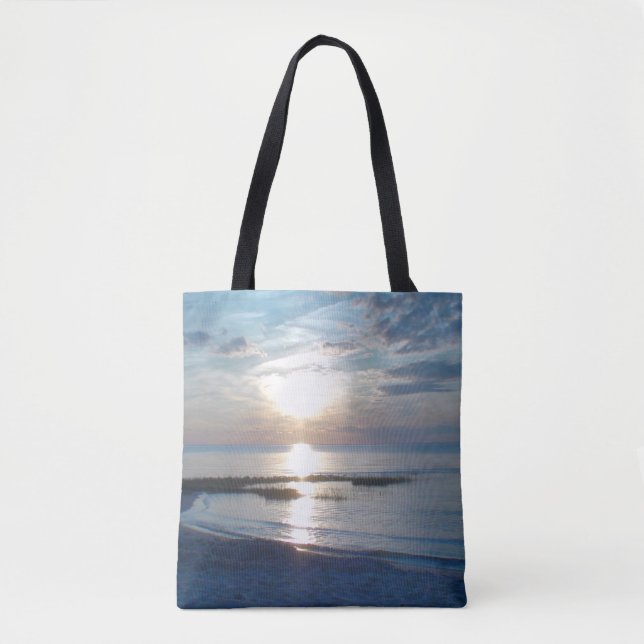 Belo Oceano — Bolsa de praia de Fotografia Sunset (Frente)
