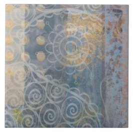 Belo padrão azul marrom estilo industrial loft