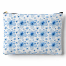 Belo Padrão Invisível de Flor Azul