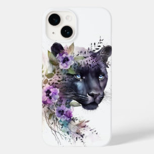 Belo Panther Floral Puro Trabalho de arte