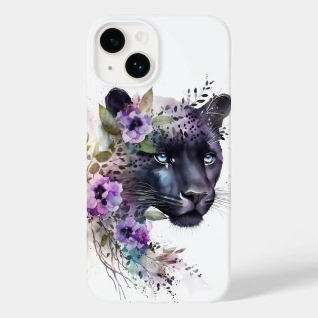 Belo Panther Floral Puro Trabalho de arte (Verso)