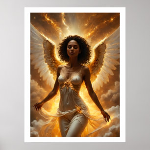 Belo Poster de Anjo - Guardião Espiritual