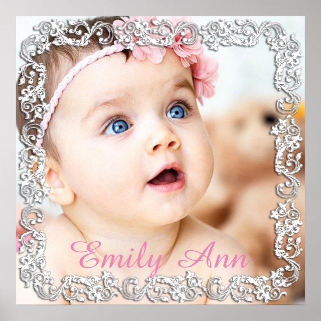 Belo Poster de Fotografia Grande com Limite de Scr (Frente)