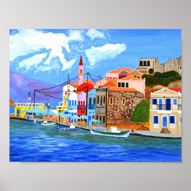 Belo Poster de Grécia (Frente)