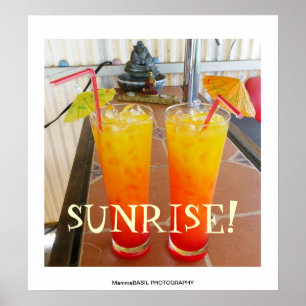 Belo Poster do nascer do Sol!