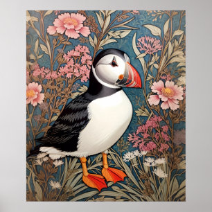 Belo Puffin William Morris Inspirou Poster