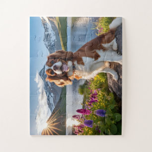 Belo Quebra-cabeça Cavalier Dog