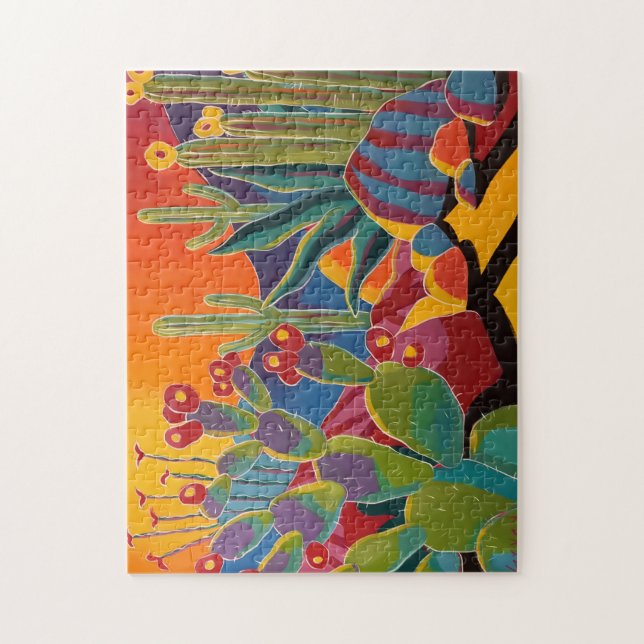 Belo quebra-cabeça de paisagem sudoeste (Vertical)